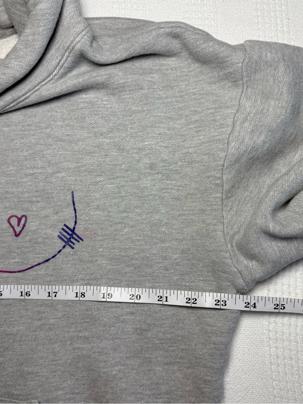 Peloton Limited Edition "Boob Check" Grey Hoodie Sweatshirt - Picture 10 of 10